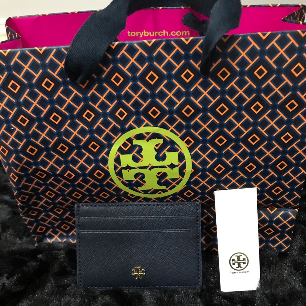 BNWT Tory Burch slim card case
